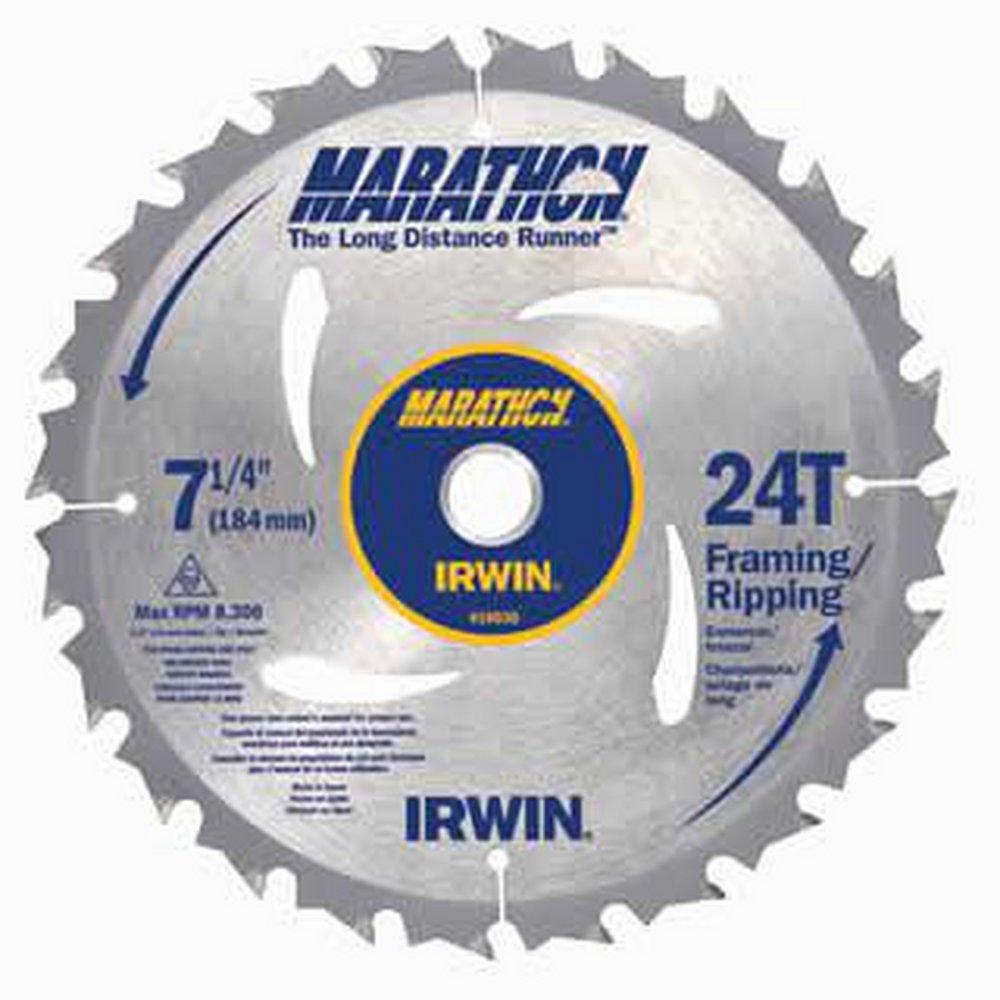 Irwin Industrial Tool 24 TPI Carbide-Tipped Circular Saw Blade 