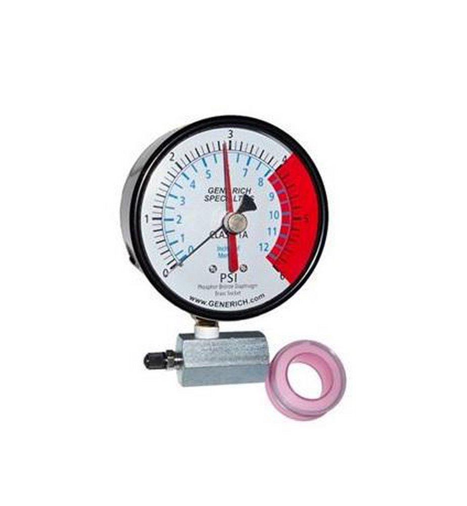 Gene Rich Gas Test with Relief Valve 