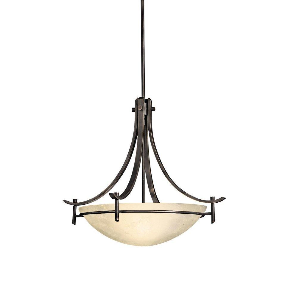 Kichler Lighting Olde Bronze 150W 3-Light Medium Reversible Pendant 