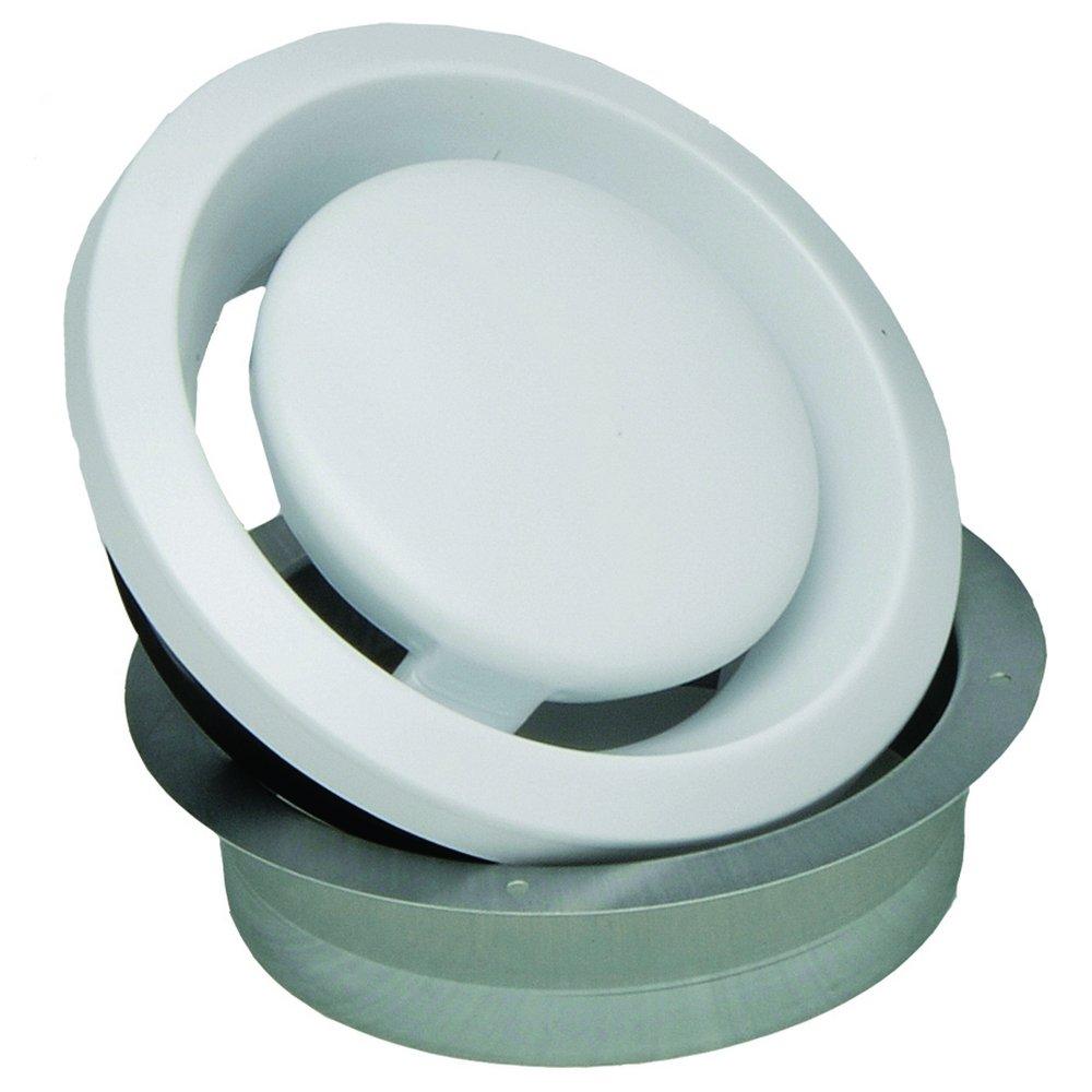 S&P USA Ventilation White 4 in. Return Grille in White Plastic 