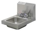 Wall Mount Hand Service Sink with Faucet in Stainless Steel