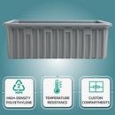 Benjamin Manufacturing Grey 14 in. Saddle Tray with Lid 