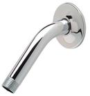 6 in. Shower Arm with Stamped Escutcheon in Polished Nickel