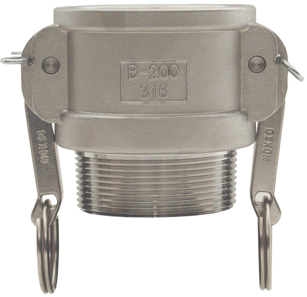Dixon Valve & Coupling Coupler x MNPT 316 Cast Stainless Steel Cam and Groove Adapter 