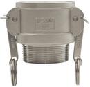 Dixon Valve & Coupling Coupler x MNPT 316 Cast Stainless Steel Cam and Groove Adapter 