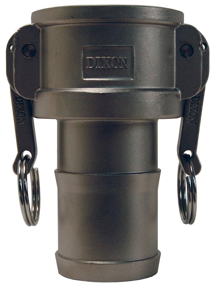 Dixon Valve & Coupling Coupler x Barbed 316 Cast Stainless Steel Cam and Groove Adapter 