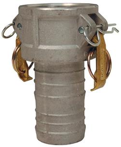 4 in. Female Coupler x Hose Shank Type C Aluminum Coupling