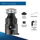 3/4 hp Continuous Feed Garbage Disposal with Power Cord 