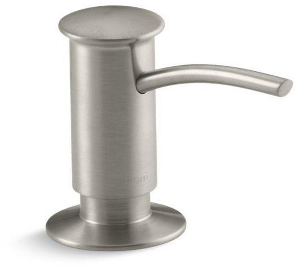 KOHLER Vibrant&reg; Brushed Nickel 16 oz. 3-1/16 in. Soap & Lotion Dispenser 