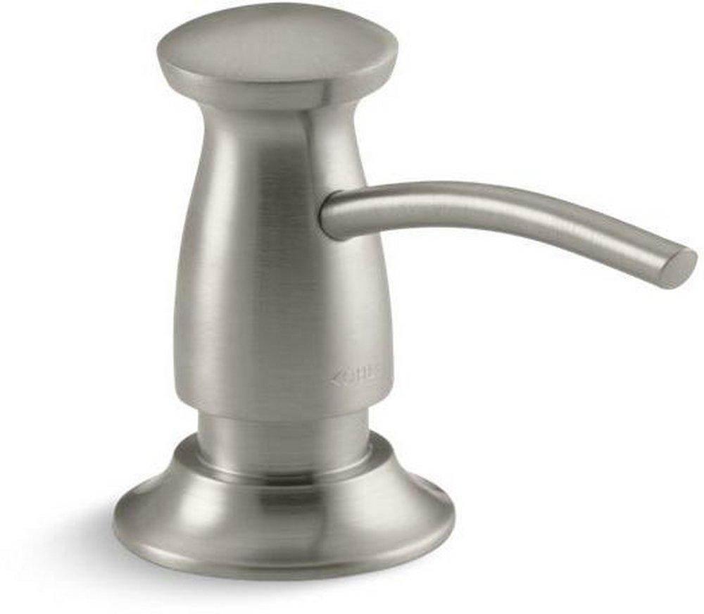 KOHLER Vibrant&reg; Brushed Nickel 16 oz. 3-5/16 in. Soap & Lotion Dispenser 
