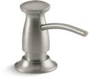 KOHLER Vibrant&reg; Brushed Nickel 16 oz. 3-5/16 in. Soap & Lotion Dispenser 
