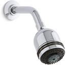 Multi Function Wide Soft, Wide Coverage, Slow Massaging Pulse and Soft Aerated Showerhead in Polished Chrome