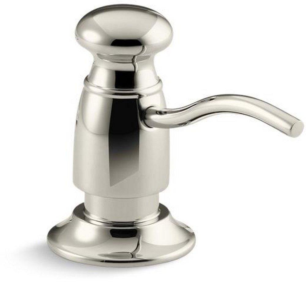 KOHLER Vibrant&reg; Polished Nickel 16 oz. 3-7/16 in. Soap & Lotion Dispenser 