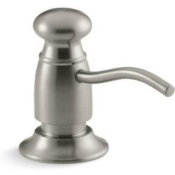 3-7/16 in. 16 oz Kitchen Soap Dispenser in Vibrant Brushed Nickel