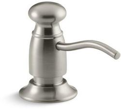 3-7/16 in. 16 oz Kitchen Soap Dispenser in Vibrant Brushed Nickel