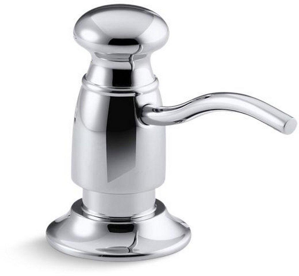 KOHLER Polished Chrome 16 oz. 3-7/16 in. Soap & Lotion Dispenser 