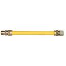 Dormont Yellow 1/2 in. Male Threaded x Female Threaded Gas Appliance Connector in Yellow 