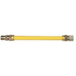 1/2 in. Male Threaded x Female Threaded 48 in. Gas Appliance Connector in Yellow