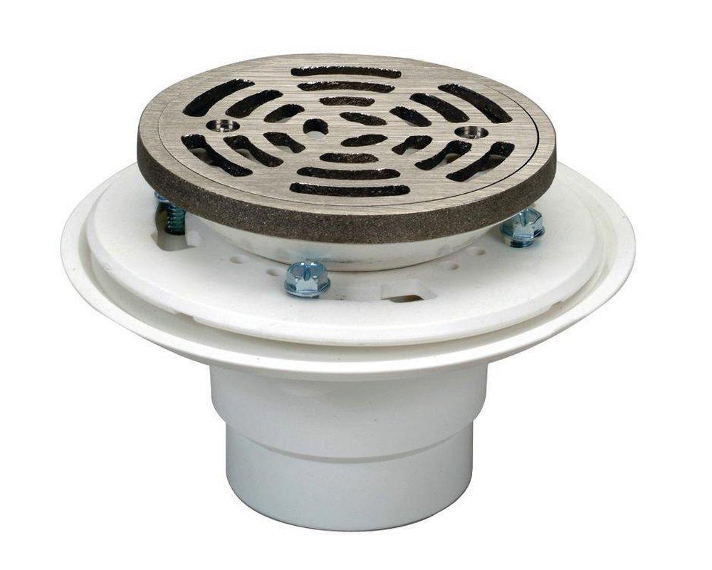 PROFLO&reg; 2 in. Threaded Stainless Steel Shower Drain 