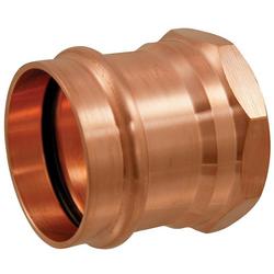1/2 x 3/4 in. Copper Press Female Adapter