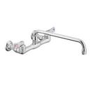Moen Chrome Plated Two Handle Lever Wall Mount Service Faucet 