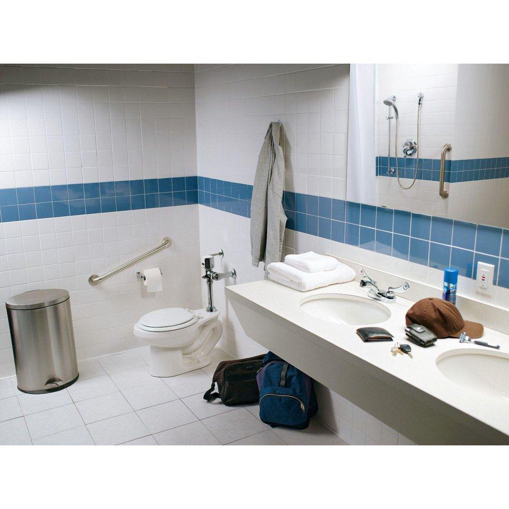 Moen Chrome Two Handle Centerset Bathroom Sink Faucet 