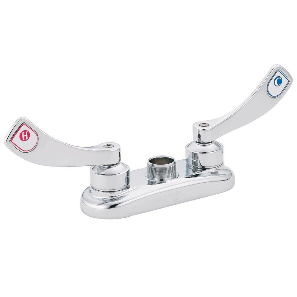 Moen Chrome 2.2 gpm Double Wristblade Handle Bar Faucet IPS Connection 