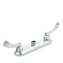 Moen Chrome Two Handle Centerset Kitchen Faucet 