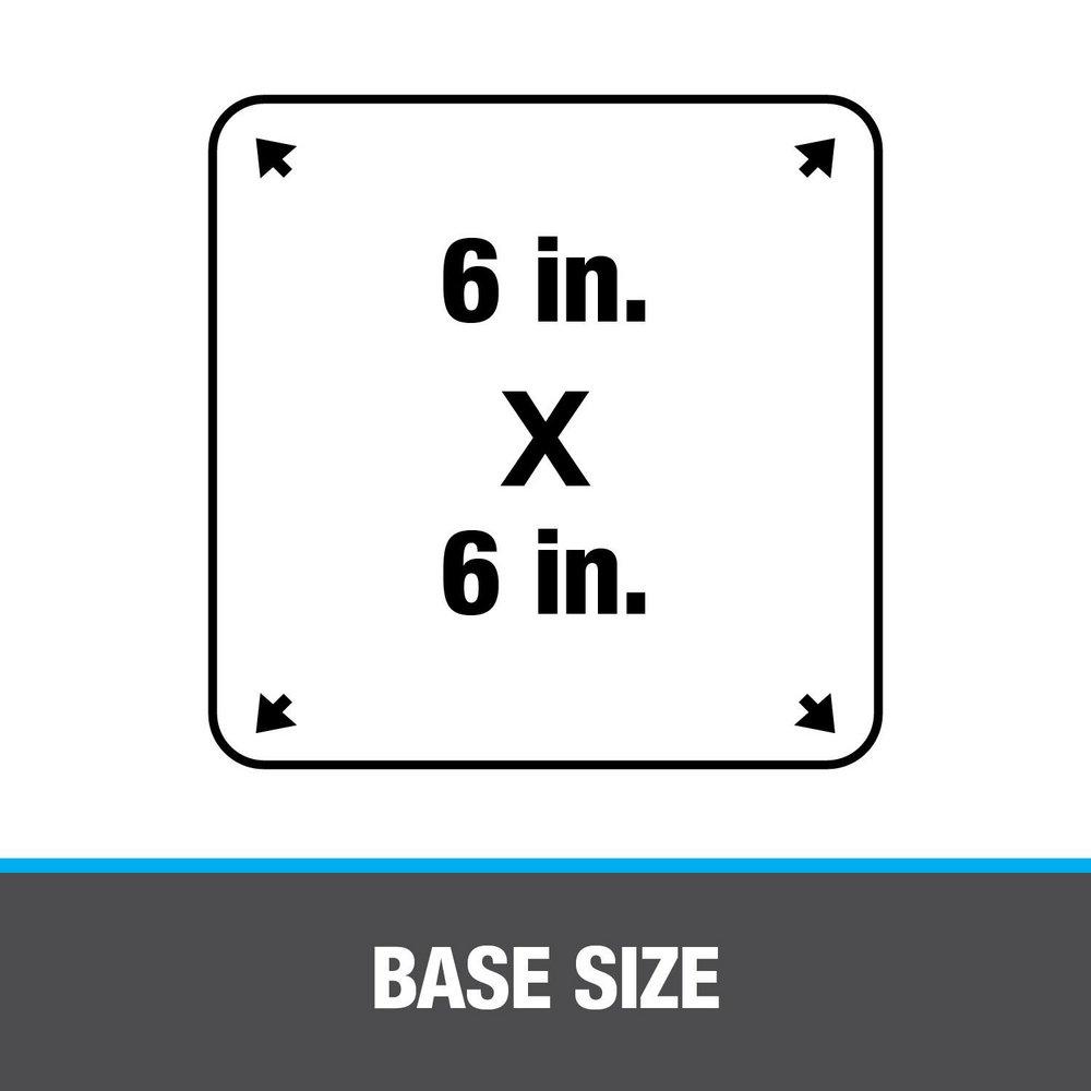 Oatey&reg; Black EPDM Flashing 6 x 6 in. Base 