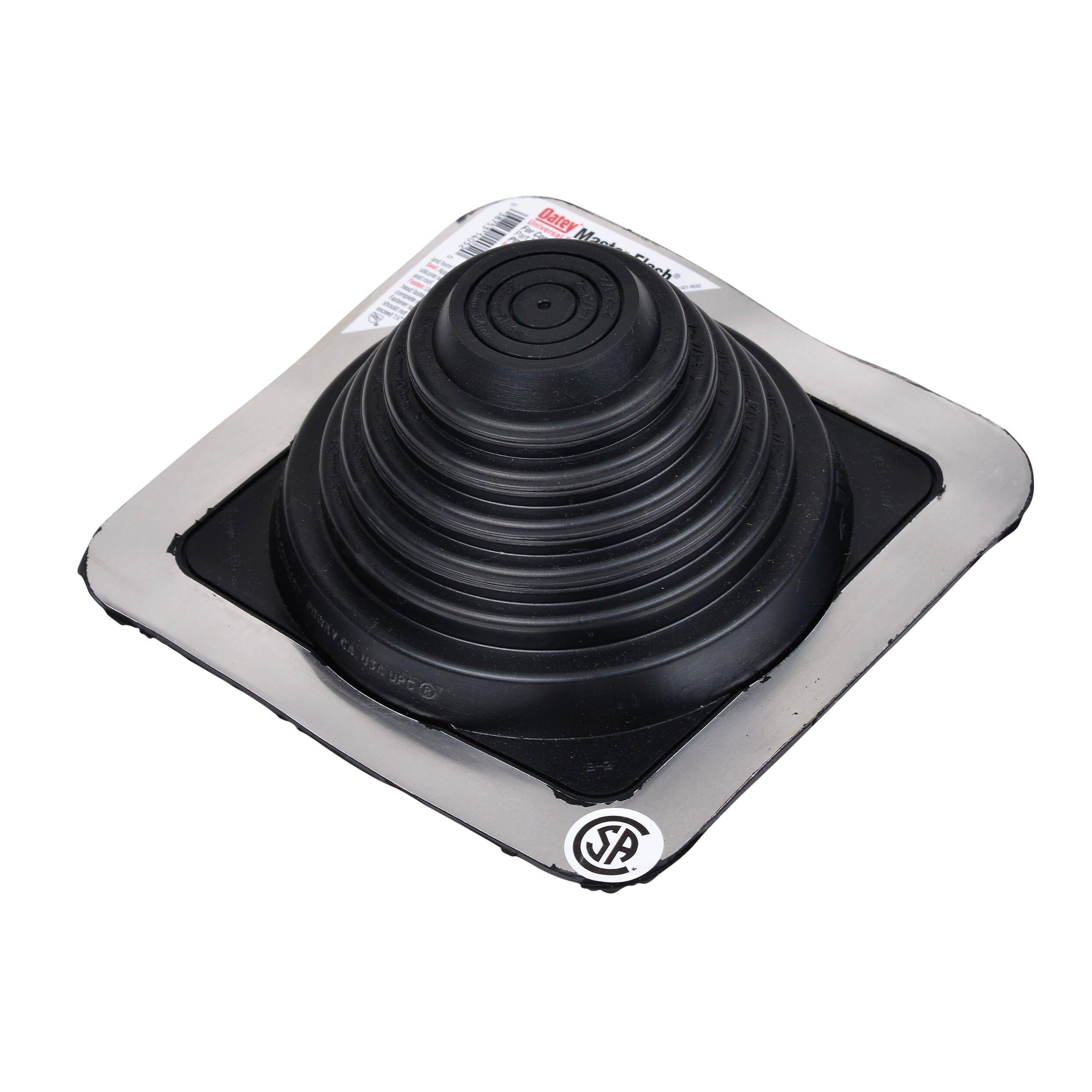 Oatey&reg; Black EPDM Flashing 8 x 8 in. Base 