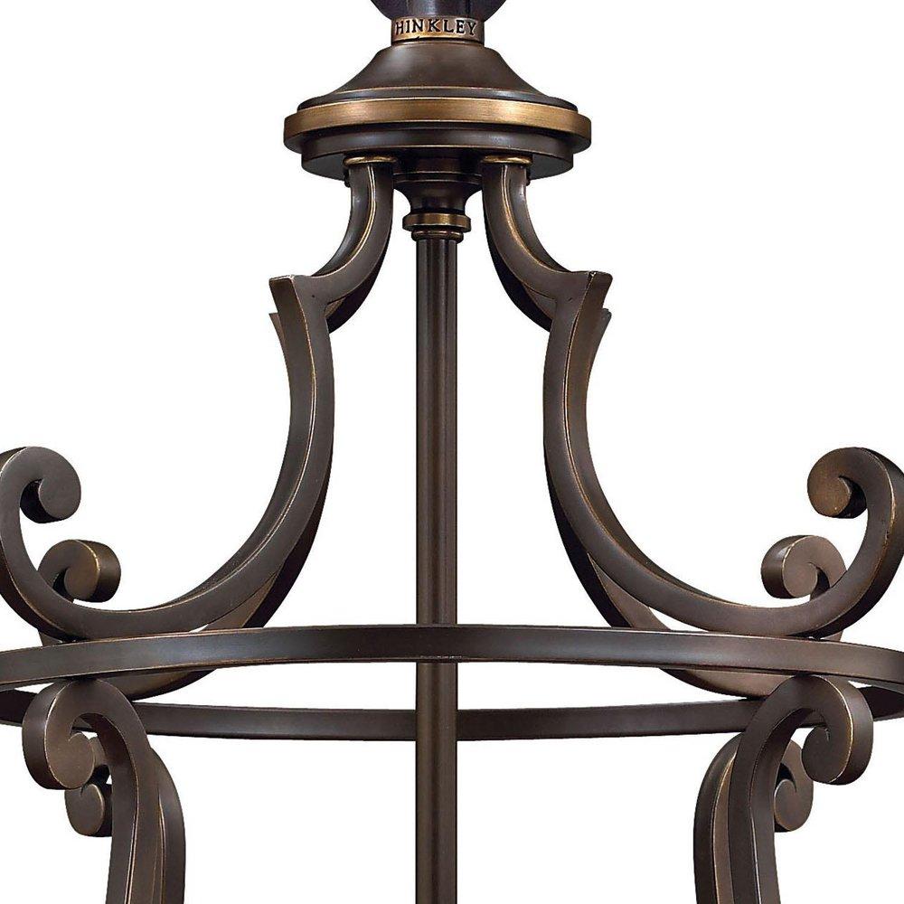 Hinkley Olde Bronze 17-4/5 in. 60W 4-Light Candelabra Chandelier 