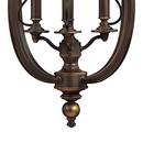 Hinkley Olde Bronze 17-4/5 in. 60W 4-Light Candelabra Chandelier 
