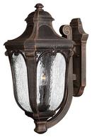 Hinkley Mocha 10 in. 40W 3-Light Candelabra E-12 Wall Lantern 