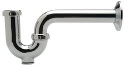P-Trap with Wall Bend in Polished Chrome