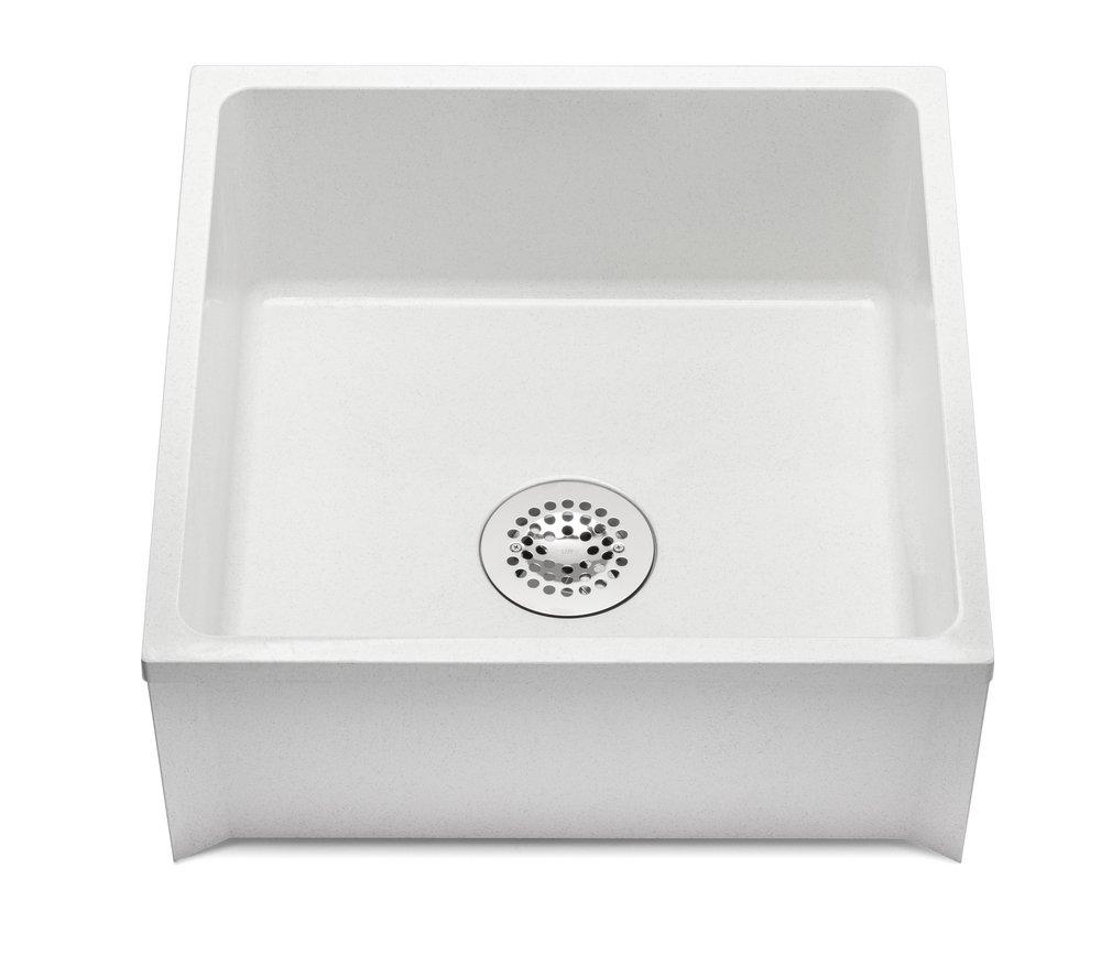 Zurn White 24 x 24 in. Mop Basin 