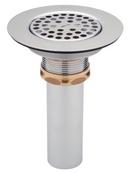 Wide Top Sink Strainer in Polished Chrome