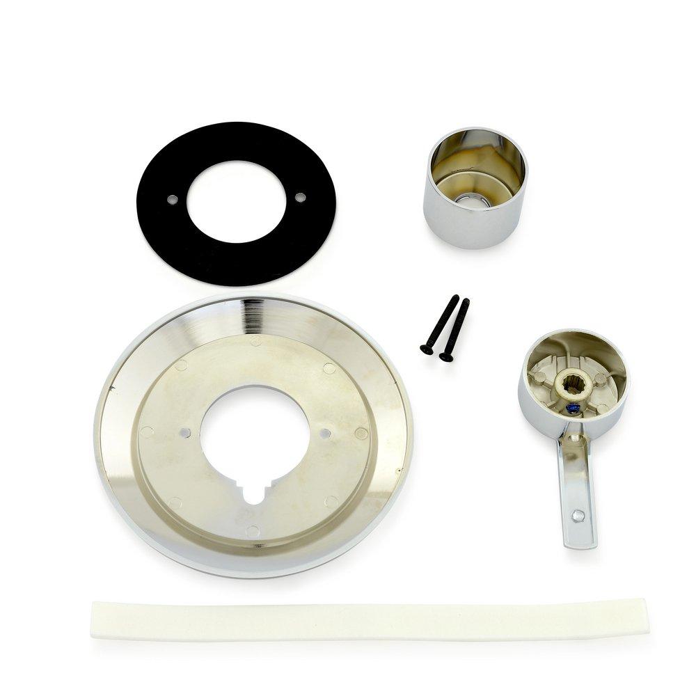 Zurn Chrome Plated 7 in. Brass and Plastic Trim Pack 