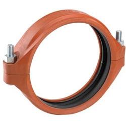 24 in. Orange Enamel Grooved Ductile Iron Coupling