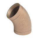 6 in. Grooved Copper 45° Elbow