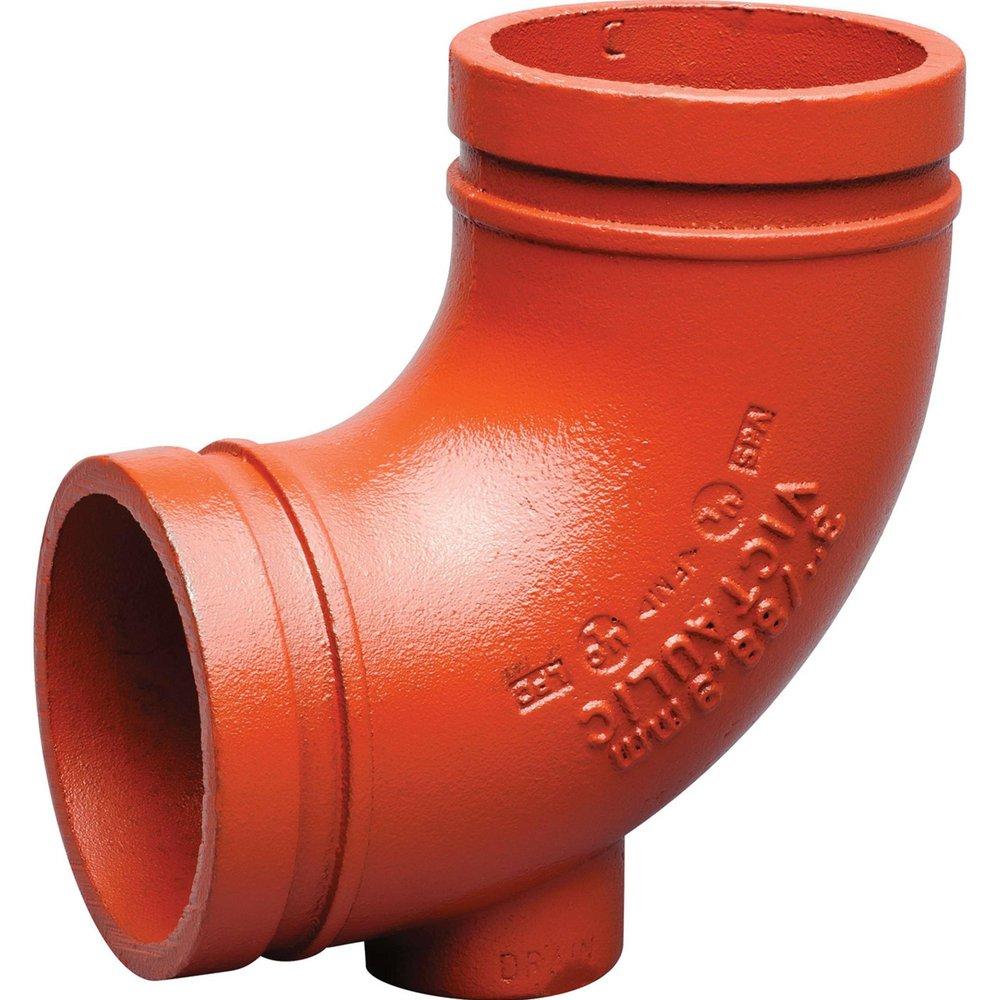 Victaulic Red Stainless Steel 90 Degree Elbow 