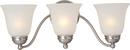 Maxim Lighting&reg; Satin Nickel 3-Light Bath and Vanity Light 