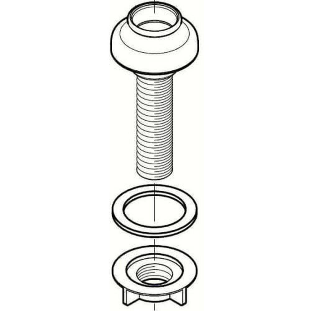 Pfister Polished Chrome Side Spray Hose Guide 
