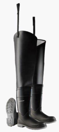 Dunlop Black Hip Wader Steel Toe 