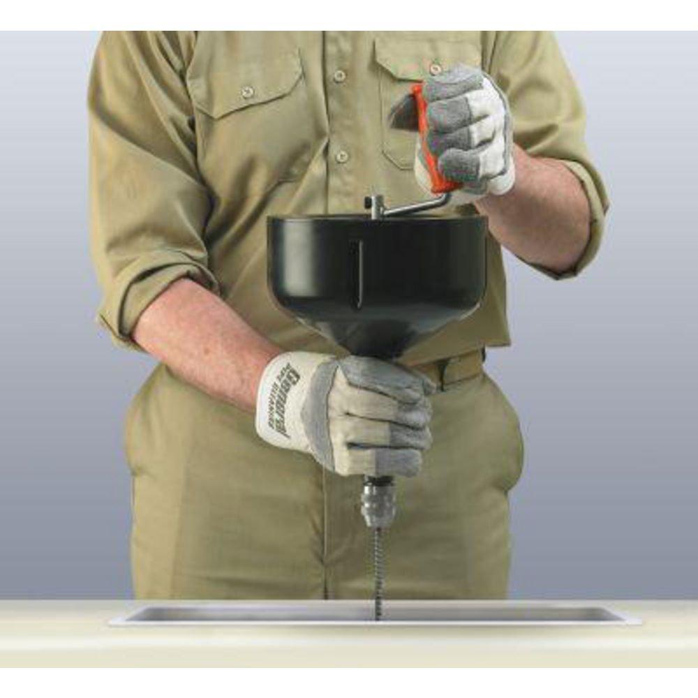 General Pipe Cleaners Black 1/4 in. Drain Snake 
