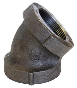 2 in. Threaded x NPS Cast Iron 45 Degree Elbow