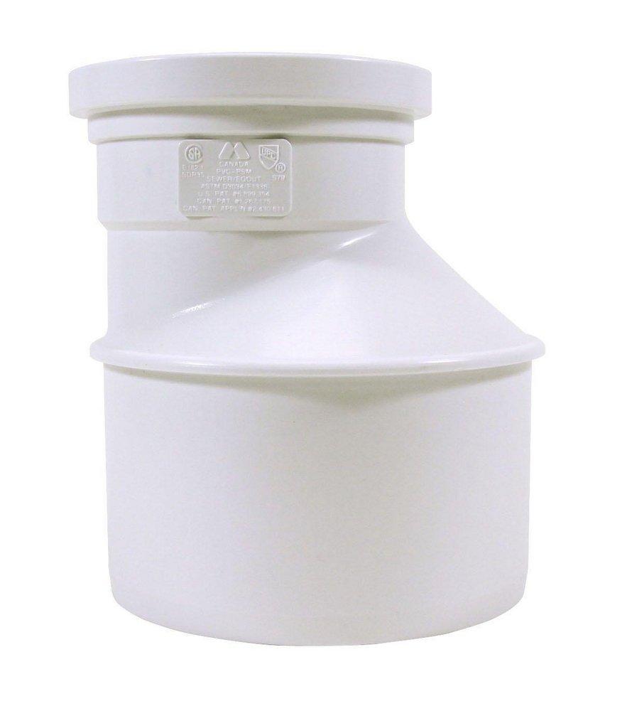 TRENCH TOUGH PLUS Spigot x Gasket and Eccentric Increaser PVC Bushing 