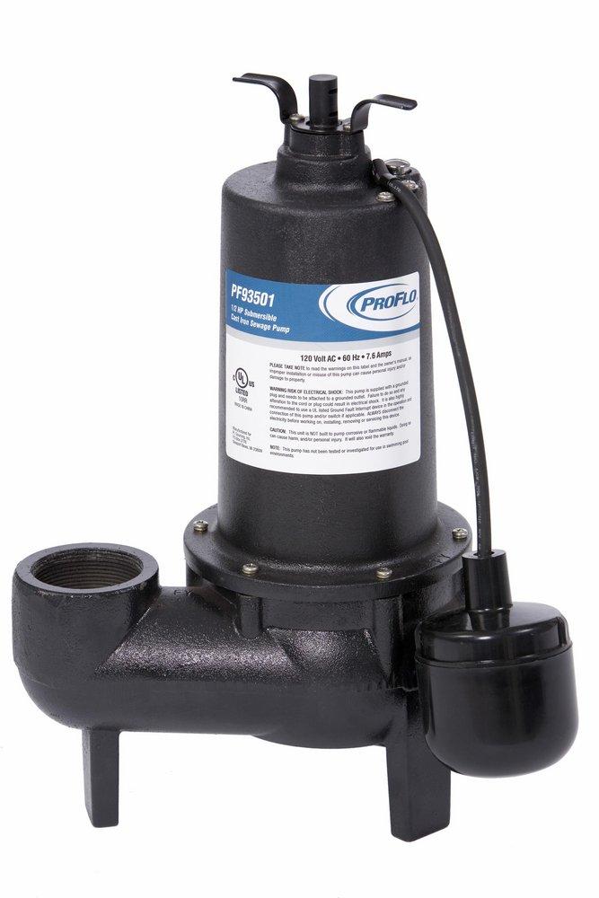 PROFLO® 1/2 HP 120V Cast Iron Tethered Sewage Pump Ferguson