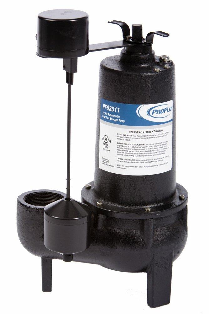 PROFLO® Sewage Pump with 2 in. Discharge and Vertical Float Switch 