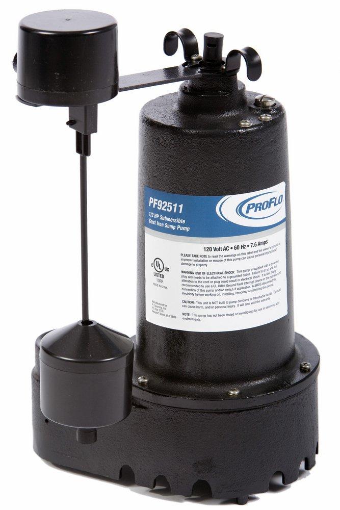 PROFLO® 1-1/2 in. 120V 10 ft. Cast Iron Sump Pump 