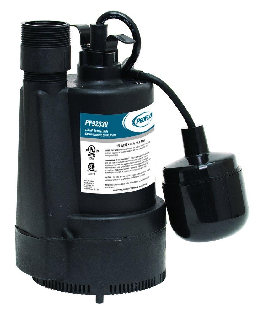 PROFLO&reg; 1-1/2 in. 120V 10 ft. Plastic Sump Pump 